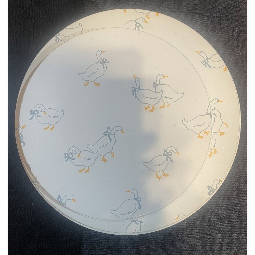 MARMALADE Geese 8868 Vintage International China Japan Metal Burner Covers